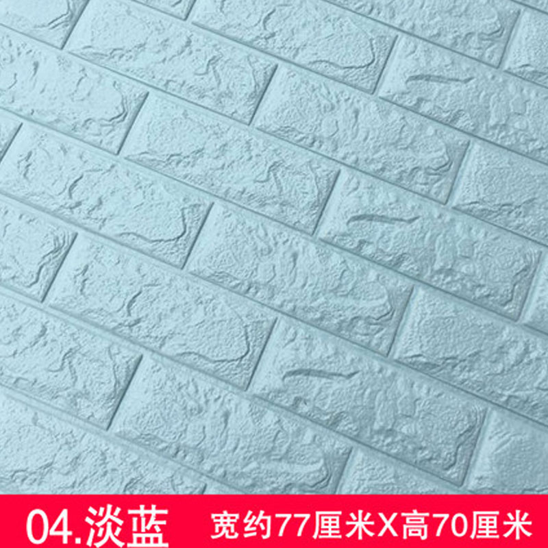 这款仿瓷砖墙贴真的太好用啦!贴上去后厨房和浴室都变得超级好看而且防油防水清洁也很方便(图1)