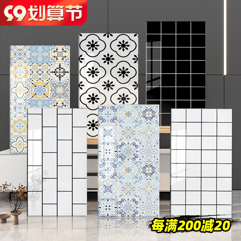 仿瓷砖墙贴卫生间贴纸防水墙贴卫生间3d背景墙市场价格